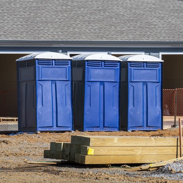 how can i report damages or issues with the porta potties during my rental period in Verdugo City California